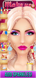 makeover salon party on the app