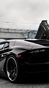 car lamborghini aventador black