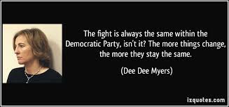 The fight is always the same within the Democratic Party, isn&#39;t it ... via Relatably.com
