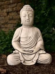 Stone Massive Meditating Buddha Large
