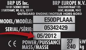 serial number of your boat engine