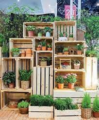 Diy Wooden Crate For Balcony Garden