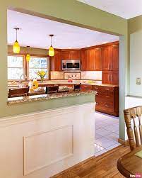 Half Wall Ideas Between Kitchen And