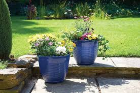 Blue Garden Planters Pack Of 2