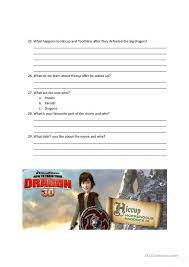She is an actress, known for east of hollywood (2015), baywatch (1989) and tales from the crypt: How To Train A Dragon Movie Quiz English Esl Worksheets For Distance Learning And Physical Classrooms
