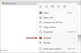 how to extract tar gz file in windows