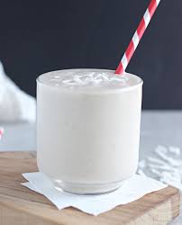 healthy vanilla milkshake without ice