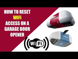 how to reset wifi access on a garage
