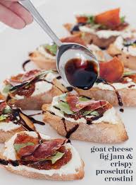 whipped goat cheese fig prosciutto