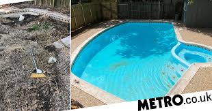 Our stunning range of smaller pools look incredible and can be fitted our with features such as an endless pool water jet, to allow you to swim and exercise as much as you like, even in your basement pool. Man Fixing Up A Rundown House Finds Pool Worth 120 000 Hidden In The Garden Metro News