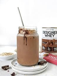double chocolate oatmeal protein
