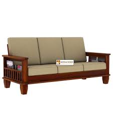 So much so that we offer a lifetime warranty on upholstery frames, springs, and cushions. Solid Sheesham Wood Sofa Set 3 1 1 Brown Kendalwood