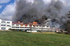 Fire Burns at NH's Iconic Red Jacket Resort
