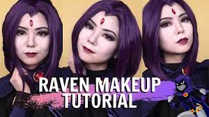 raven cosplay makeup tutorial