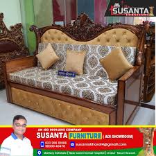wooden sofa bed 3 susanta furniture