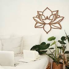 Wooden Decoration Mahogany Lotus