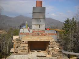 Updating an old stone fireplace. How To Build An Outdoor Stone Fireplace Step By Step