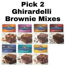 pick 2 ghirardelli brownie mix bo