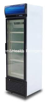 One Door Small Glass Door Freezer 25