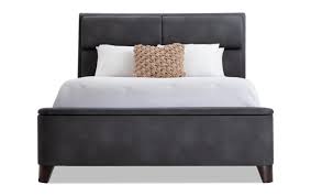Belmont Queen Gray Upholstered Bed