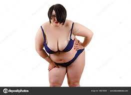 Beautiful Fat Woman Big Breasts Underwear Stock Photo by ©Dualshock  198218038