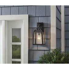Light Black Outdoor Wall Lantern