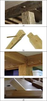 ancient timber glulam mortise