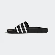 Adidas originals slides are effortlessly stylish. Men S Core Black White Adilette Slides Adidas Us