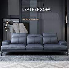 genuine leather sofa italian modern