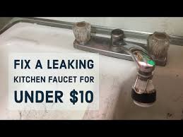 kitchen sink faucet leak repair