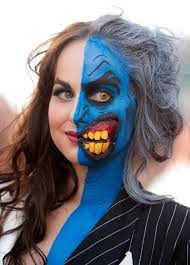 lady two face makeup is the best