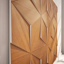 Brown Wooden Wall Panel For