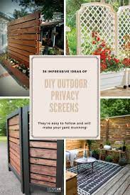 diy outdoor privacy screens ideas