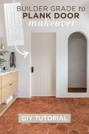diy door makeover hollow core to plank