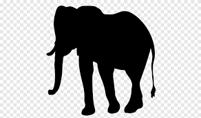 gambar gajah siluet gajah s mamalia