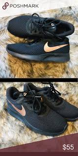 Shop 78 top nike tennis shoes men and earn cash back all in one place. Black Nike Tennis Shoes With Rose Gold Swoosh Black Nikes Nike Tennis Shoes Nike