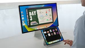 your ipad with an external monitor