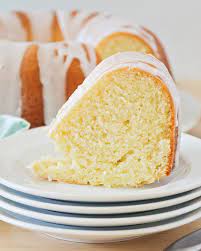 lemon pound cake with a lemon glaze