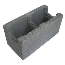standard cored concrete block