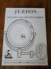 jerdon hl165nd 5x 1x lighted wall mount