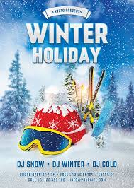Winter Holiday Flyer Holidays Events Travel Flyer