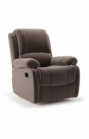 manual fabric recliner sofa single at