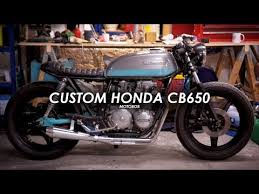 custom honda cb650 cafe racer by scars