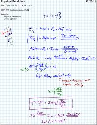 Physical Pendulum Ap Physics C