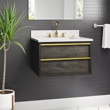 In reality, these understated units can make or break a bathroom's visual impact. Hoye 30 Wall Mounted Single Bathroom Vanity Set Reviews Allmodern