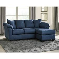 Darcy Blue Sofa Chaise Signature Design