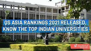 Universities are ranked based on their research impact, academic standing, internationalization, student/staff ratio, graduate employability and teaching capacity. Qs Asia Rankings 2021 Released Know The Top Indian Universities