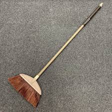 broom with soft nylon bristles long