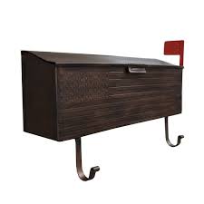 Copper Metal Wall Mounted Mailbox
