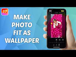 how to make any photo fit as wallpaper